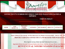 Tablet Screenshot of angelosmarket.com